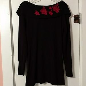 Off shoulder sweater